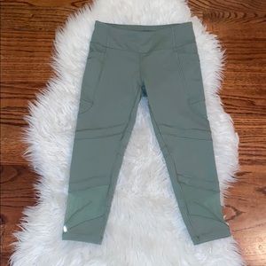 Olive green ivivva capris